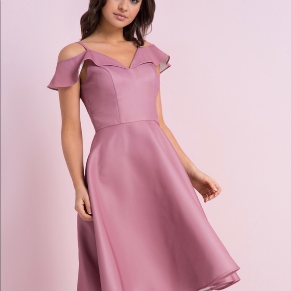 Chichi London mauve cocktail dress - Picture 3 of 3